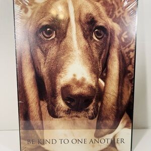 P Graham Dunn wall art dog “Be Kind to One Another”